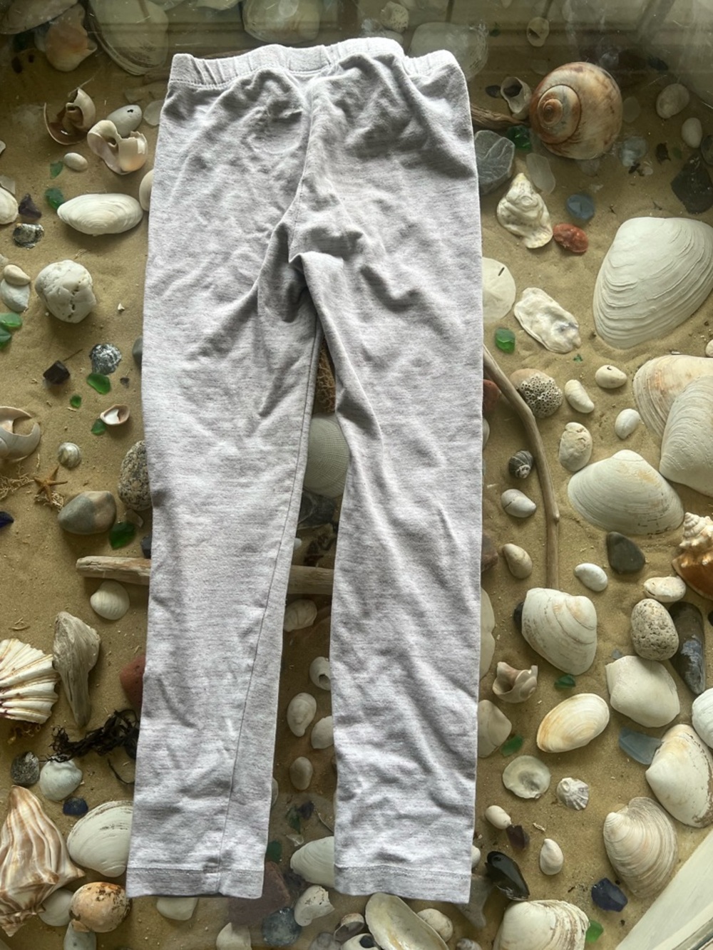 Cat & Jack Light Gray Girls' Stretch Leggings